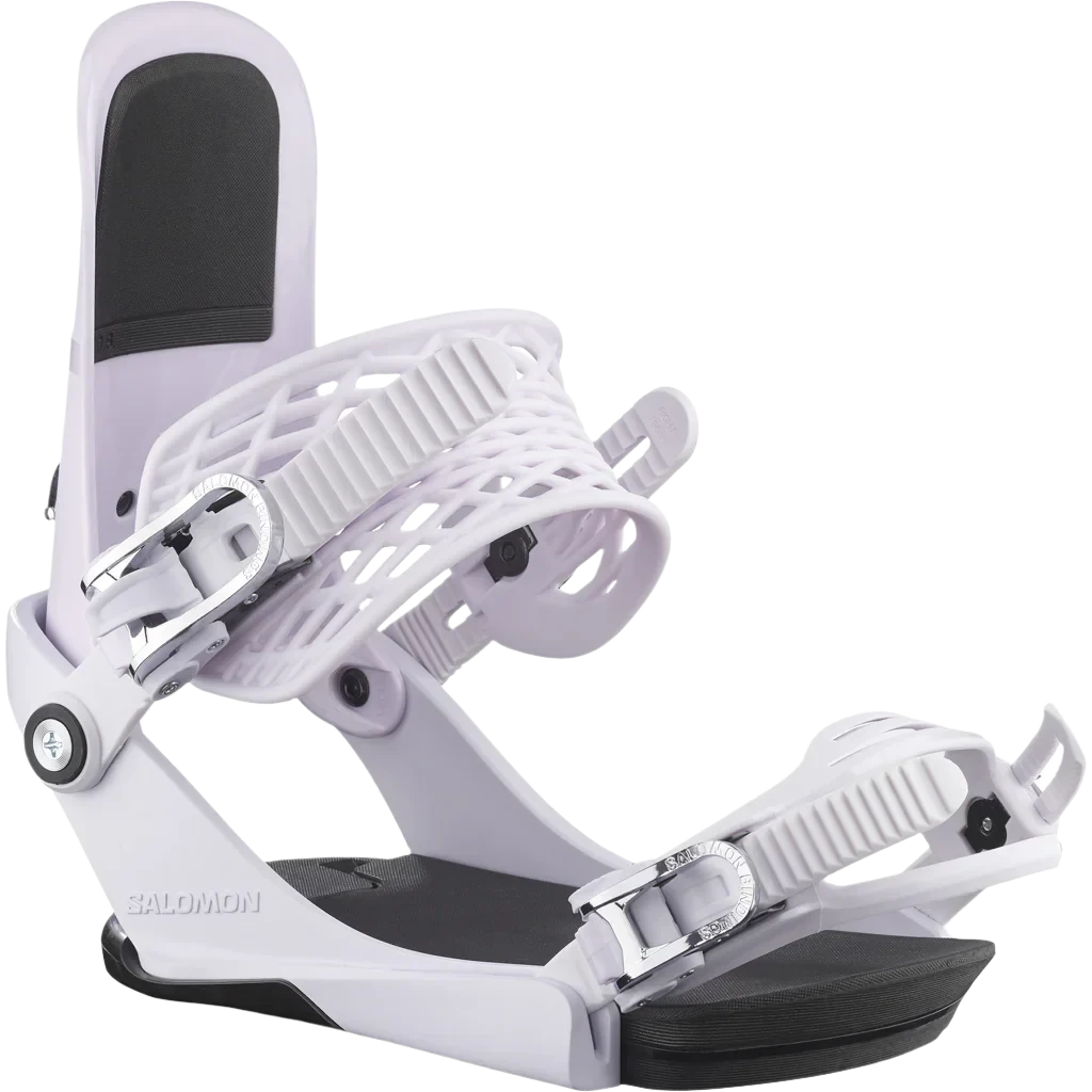 snowboard see-thru with union bindings Salomon - Snowboard Bindings EDB - S