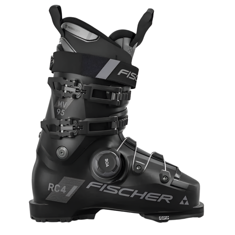 fischer vs salomon ski boots RC4 95 MV BOA Women's - 2025 which was developed on the basis of thousands of foot scans to ensure an ideal fit for most skiers The Best Women's Ski Boots,